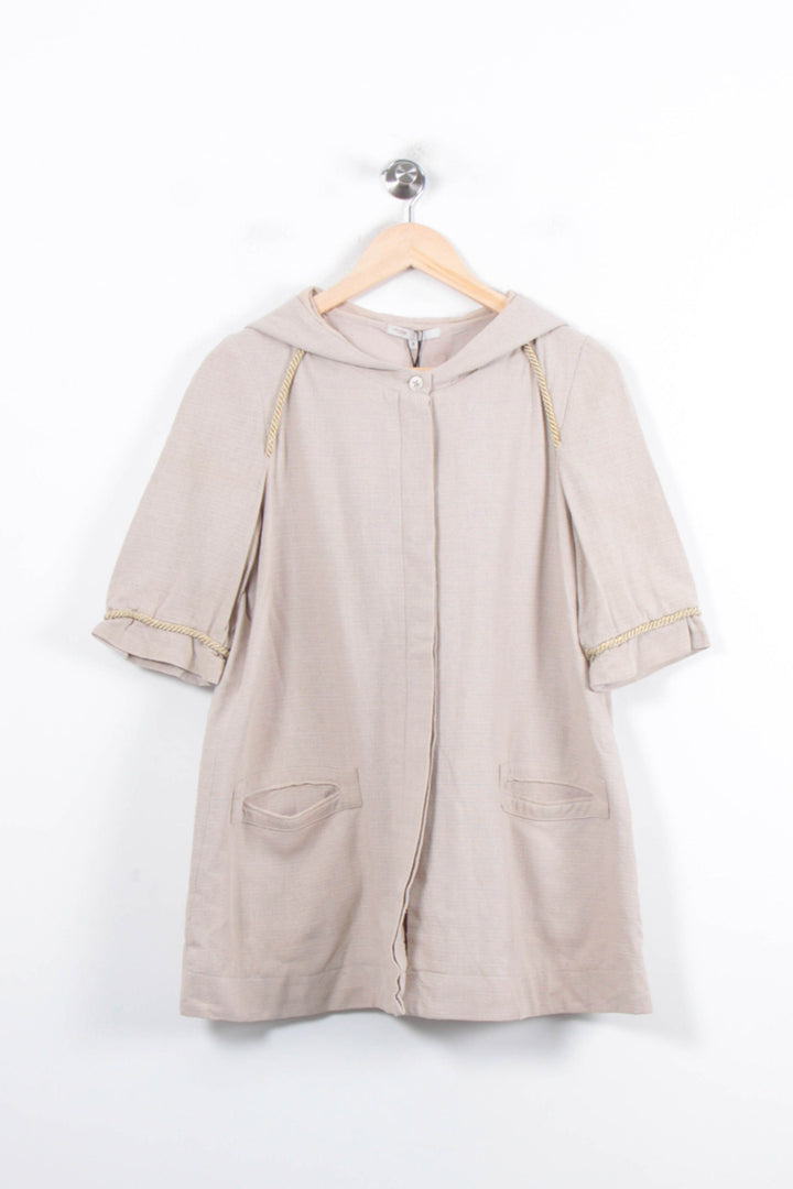 Veste à Capuche Beige - Taille S/36 de la marque Maje | PARAD57126 - Vendu par Paradigme - Image 2