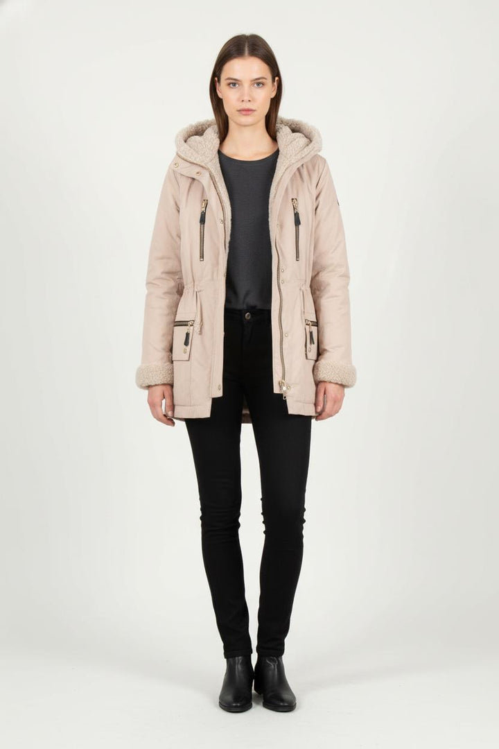 Parka Beige - Taille S/36 de la marque Sandro | PARAD57127 - Vendu par Paradigme - Image 1