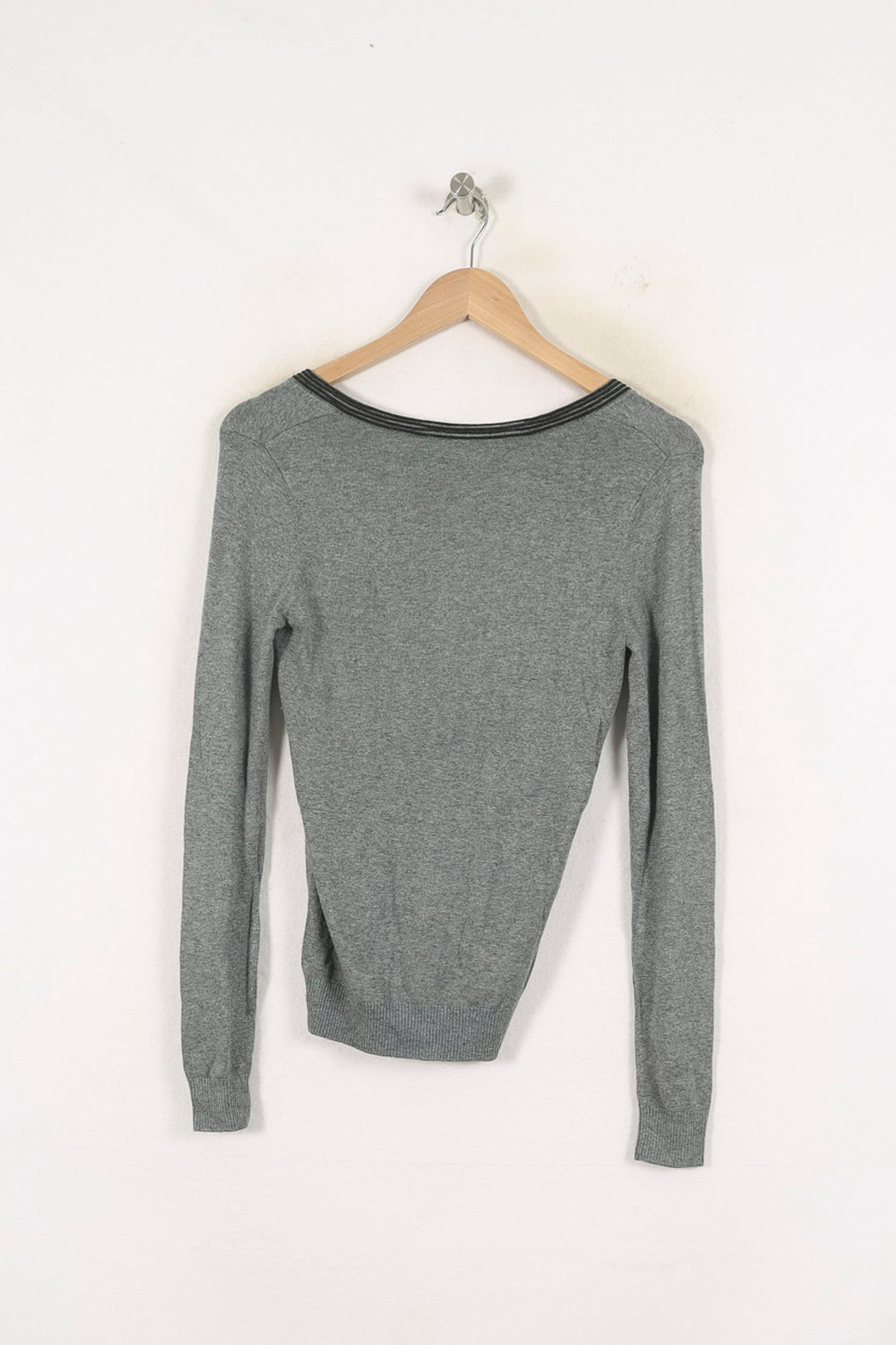 Pull Gris - Taille S/36 de la marque Caroll | PARAD57147 - Vendu par Paradigme - Image 4