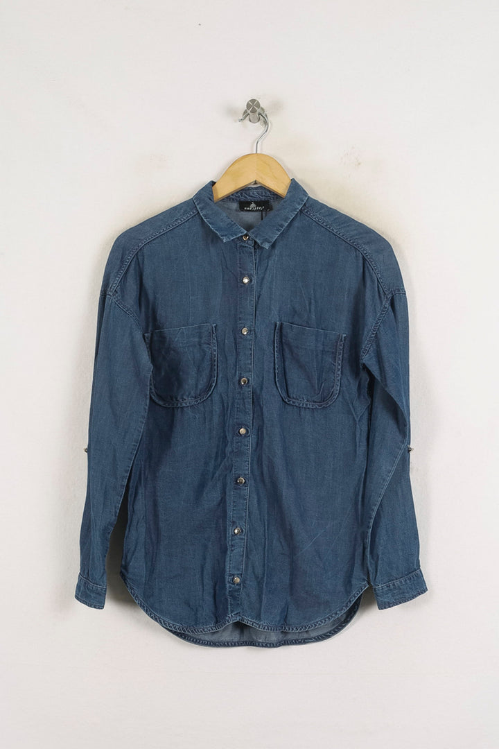 Chemise en Jean Bleue - Taille XS/34 de la marque One Step | PARAD57148 - Vendu par Paradigme - Image 2