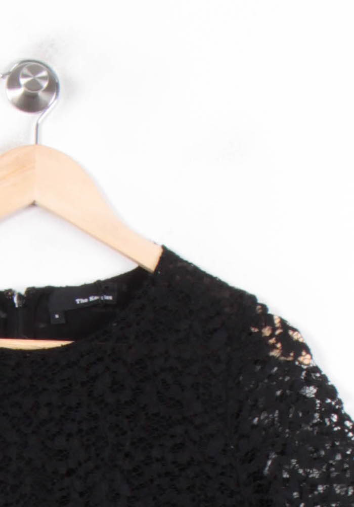 Robe Midi Noire - Taille S/36 de la marque The Kooples | PARAD57153 - Vendu par Paradigme - Image 3