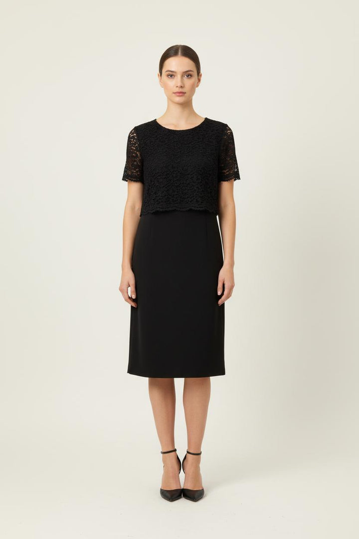 Robe Midi Noire - Taille S/36 de la marque The Kooples | PARAD57153 - Vendu par Paradigme - Image 1