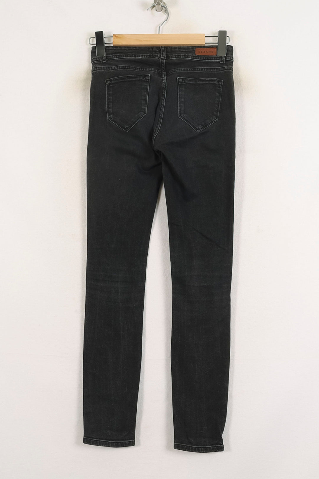 Jean Skinny Noir - Taille S/36 de la marque Sézane | PARAD57161 - Vendu par Paradigme - Image 4