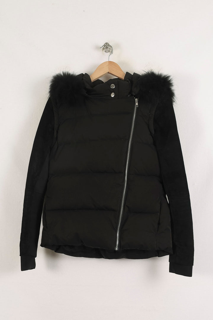 Doudoune Noire - Taille S/36 de la marque Maje | PARAD57163 - Vendu par Paradigme - Image 2