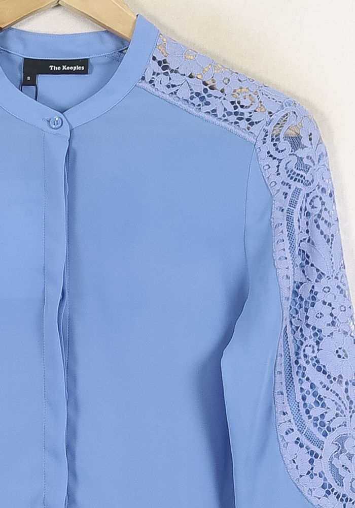 Chemise Bleue - Taille S/36 de la marque The Kooples | PARAD57166 - Vendu par Paradigme - Image 3