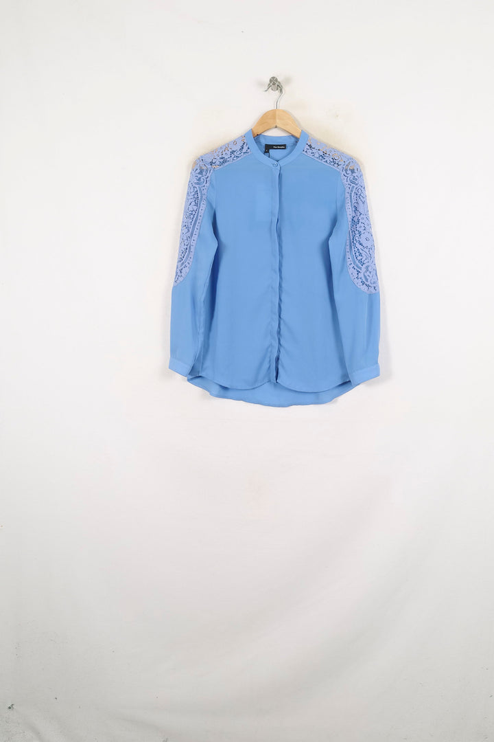 Chemise Bleue - Taille S/36 de la marque The Kooples | PARAD57166 - Vendu par Paradigme - Image 2