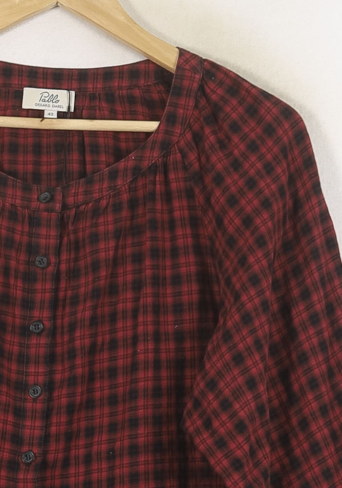 Chemise Rouge et Noire - Taille XL/42 de la marque Pablo | PARAD57173 - Vendu par Paradigme - Image 3