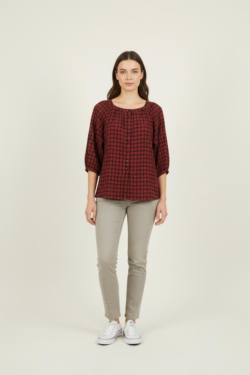 Chemise Rouge et Noire - Taille XL/42 de la marque Pablo | PARAD57173 - Vendu par Paradigme - Image 1