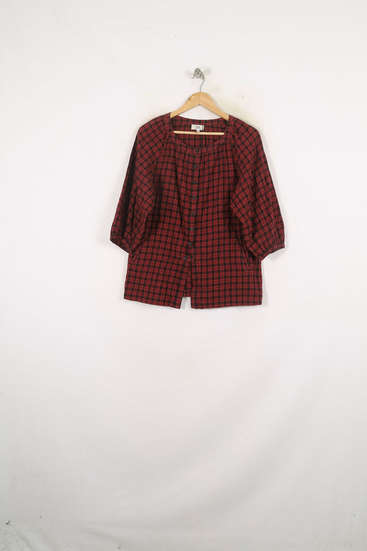 Chemise Rouge et Noire - Taille XL/42 de la marque Pablo | PARAD57173 - Vendu par Paradigme - Image 2