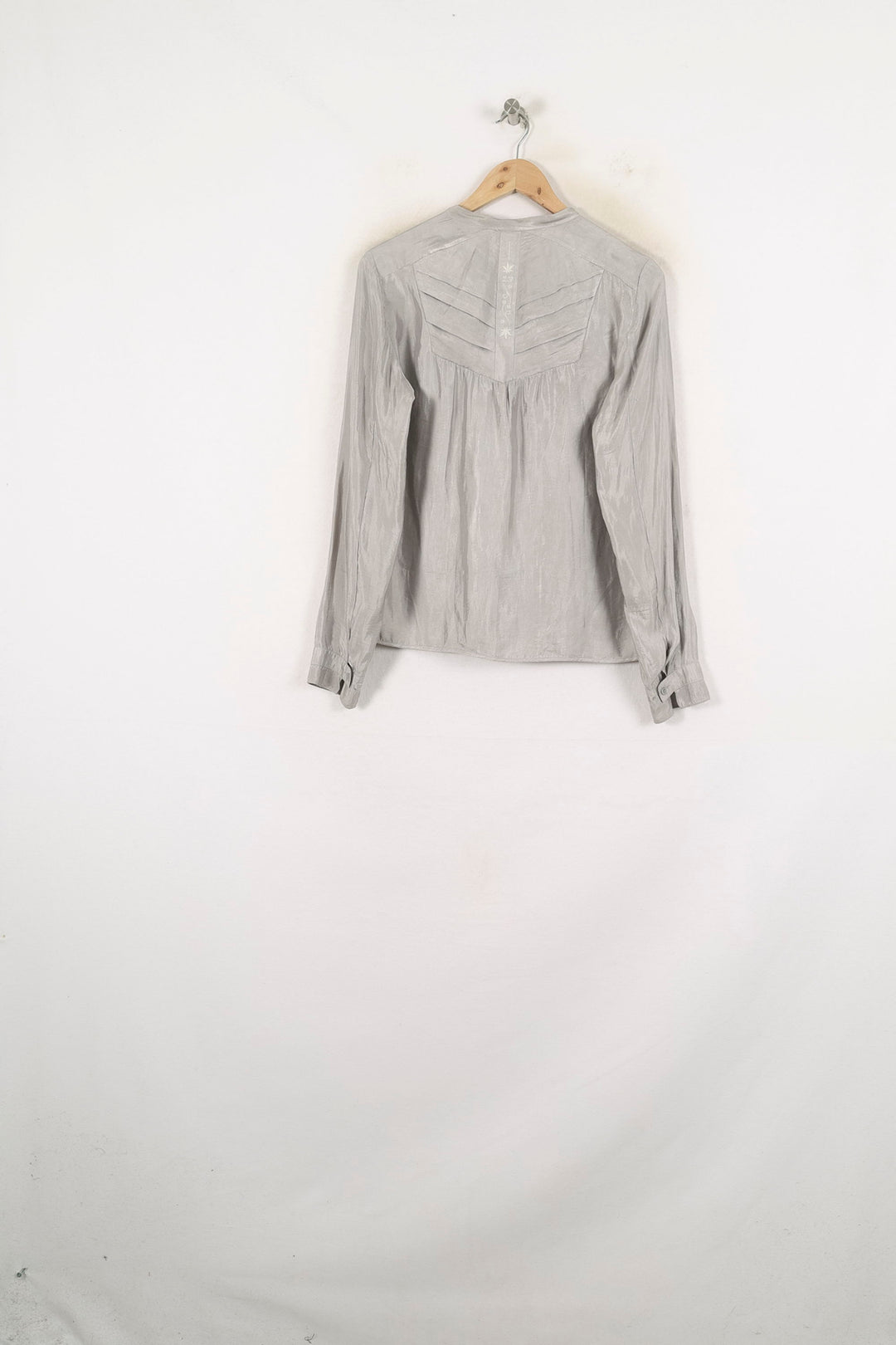 Blouse Grise - Taille M/38 de la marque Zadig&Voltaire | PARAD57175 - Vendu par Paradigme - Image 4