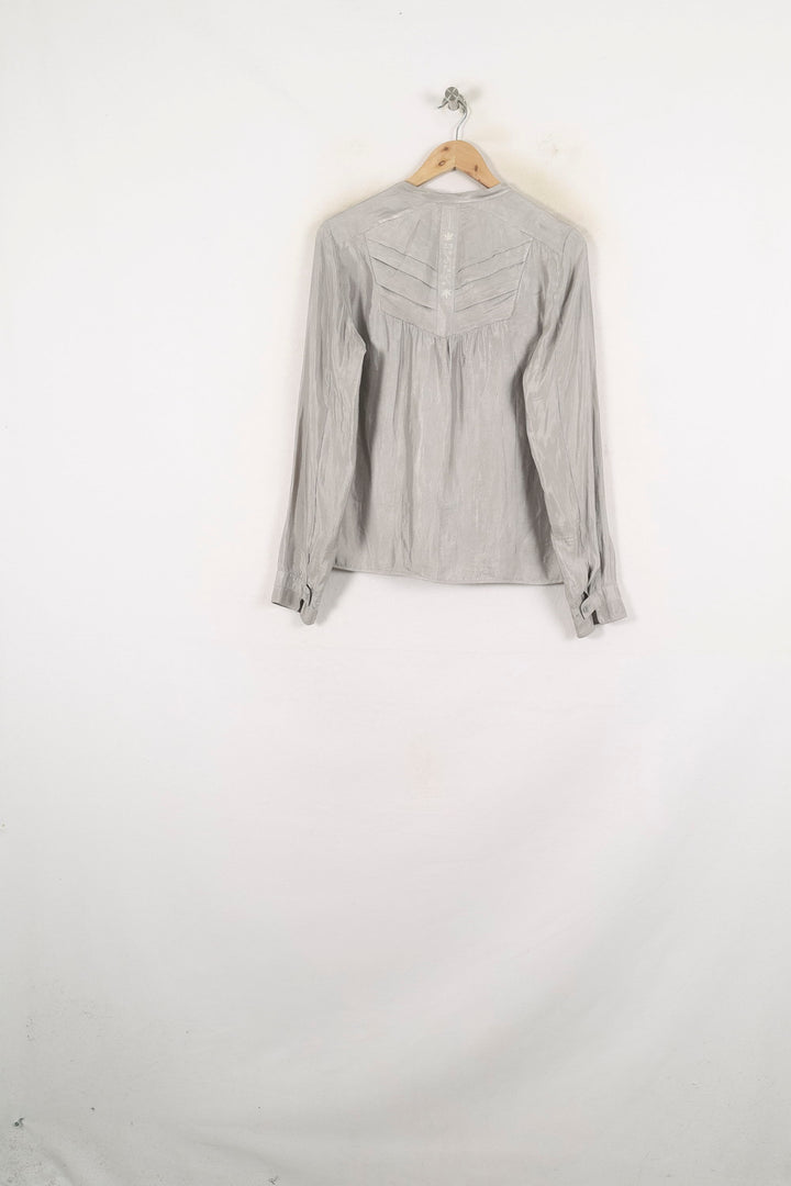 Blouse Grise - Taille M/38 de la marque Zadig&Voltaire | PARAD57175 - Vendu par Paradigme - Image 4
