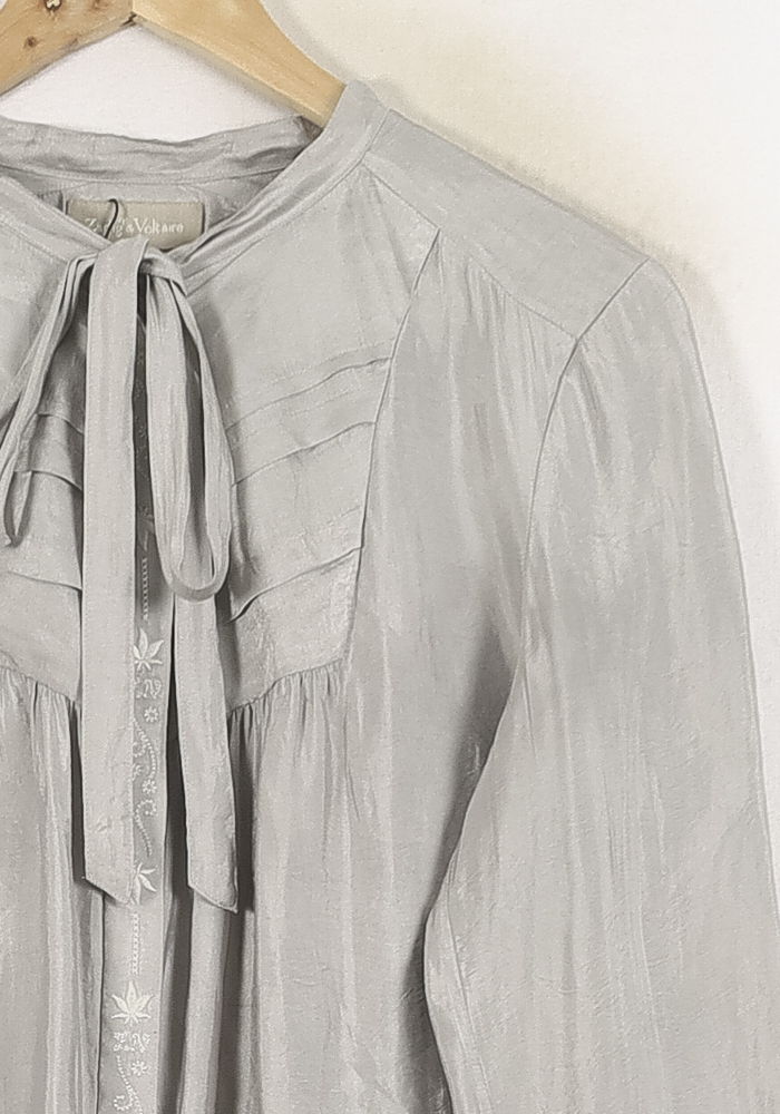 Blouse Grise - Taille M/38 de la marque Zadig&Voltaire | PARAD57175 - Vendu par Paradigme - Image 3