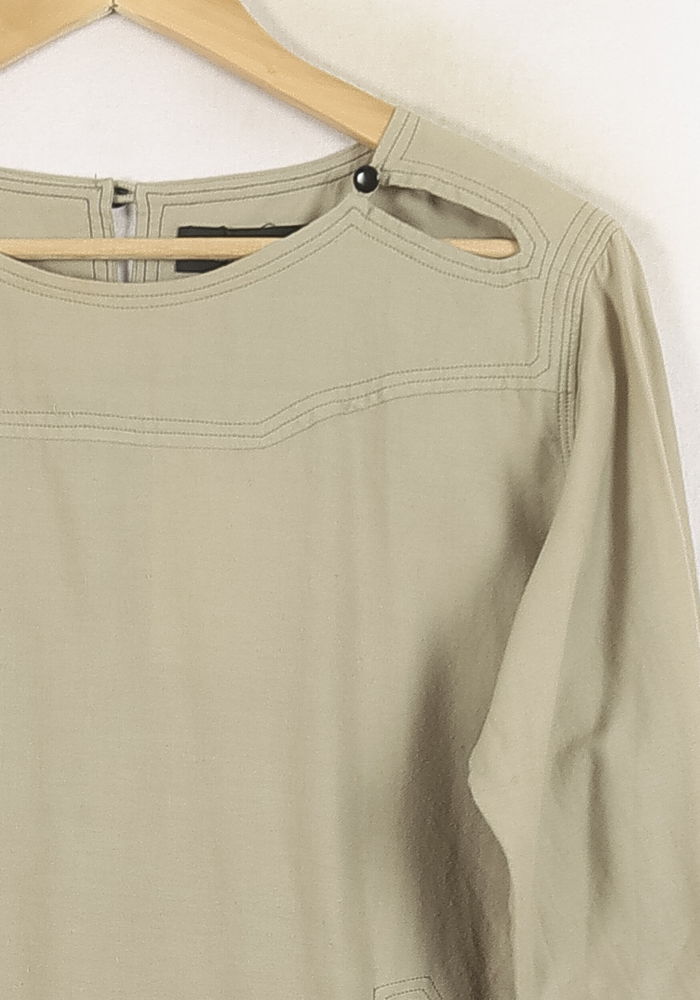 Blouse Beige - Taille M/38 de la marque Isabel Marant | PARAD57176 - Vendu par Paradigme - Image 3
