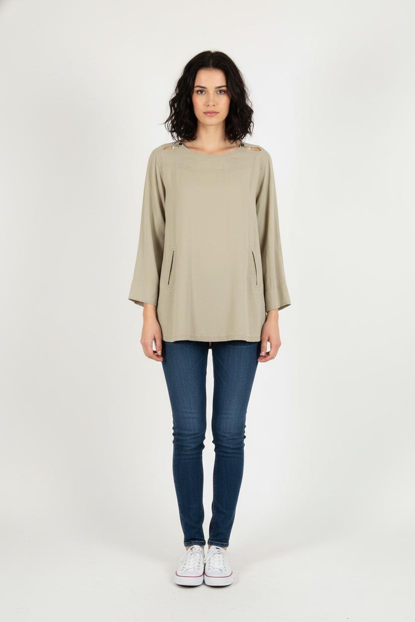 Blouse Beige - Taille M/38 de la marque Isabel Marant | PARAD57176 - Vendu par Paradigme - Image 1