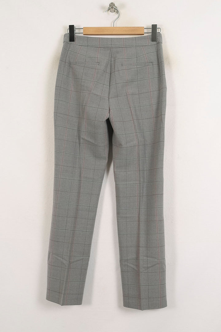 Pantalon À Carreaux Gris - Taille S/36 de la marque Maje | PARAD57178 - Vendu par Paradigme - Image 4