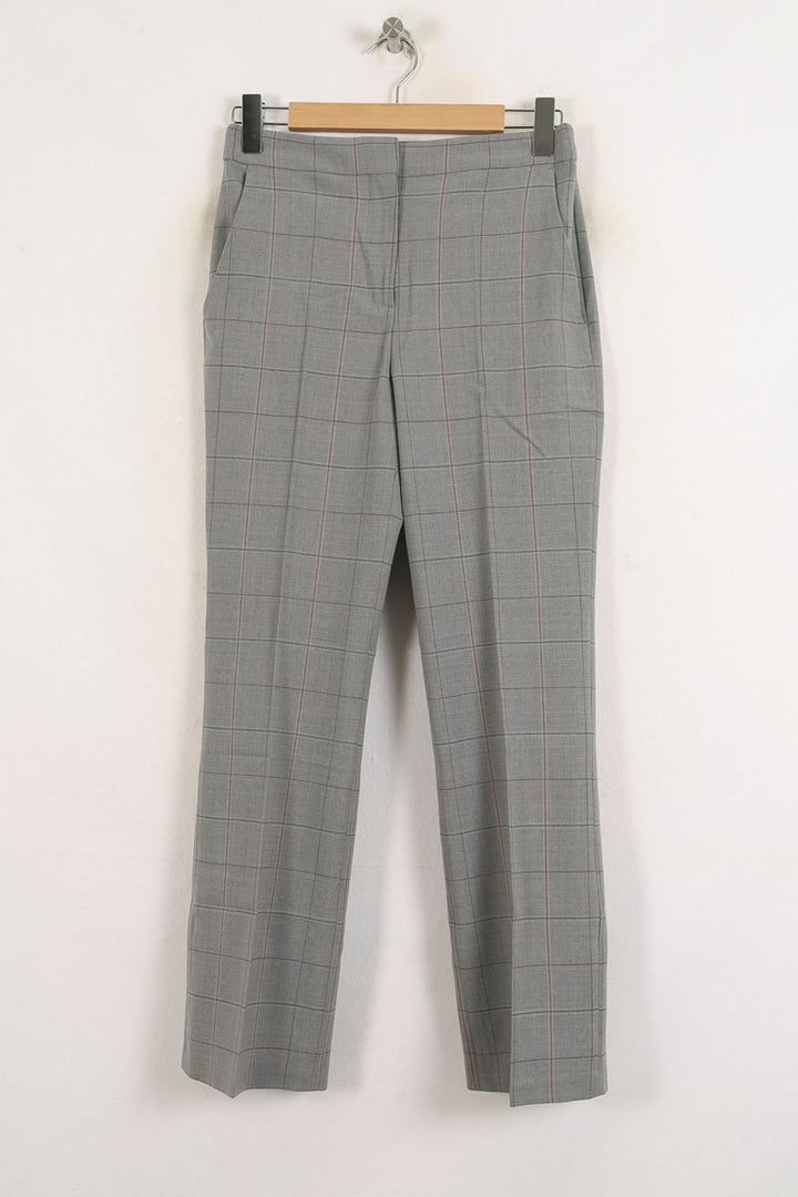 Pantalon À Carreaux Gris - Taille S/36 de la marque Maje | PARAD57178 - Vendu par Paradigme - Image 2