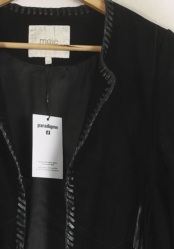 Veste Noire - Taille L/40 de la marque Maje | PARAD57185 - Vendu par Paradigme - Image 3