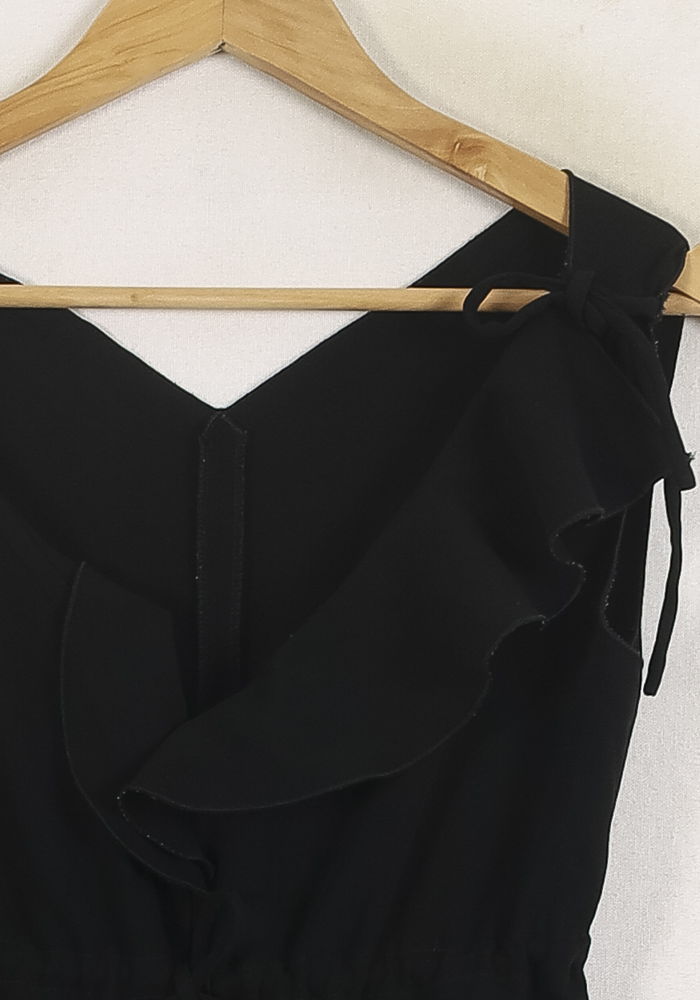 Robe Midi Noire - Taille S/36 de la marque Max Mara | PARAD57188 - Vendu par Paradigme - Image 3