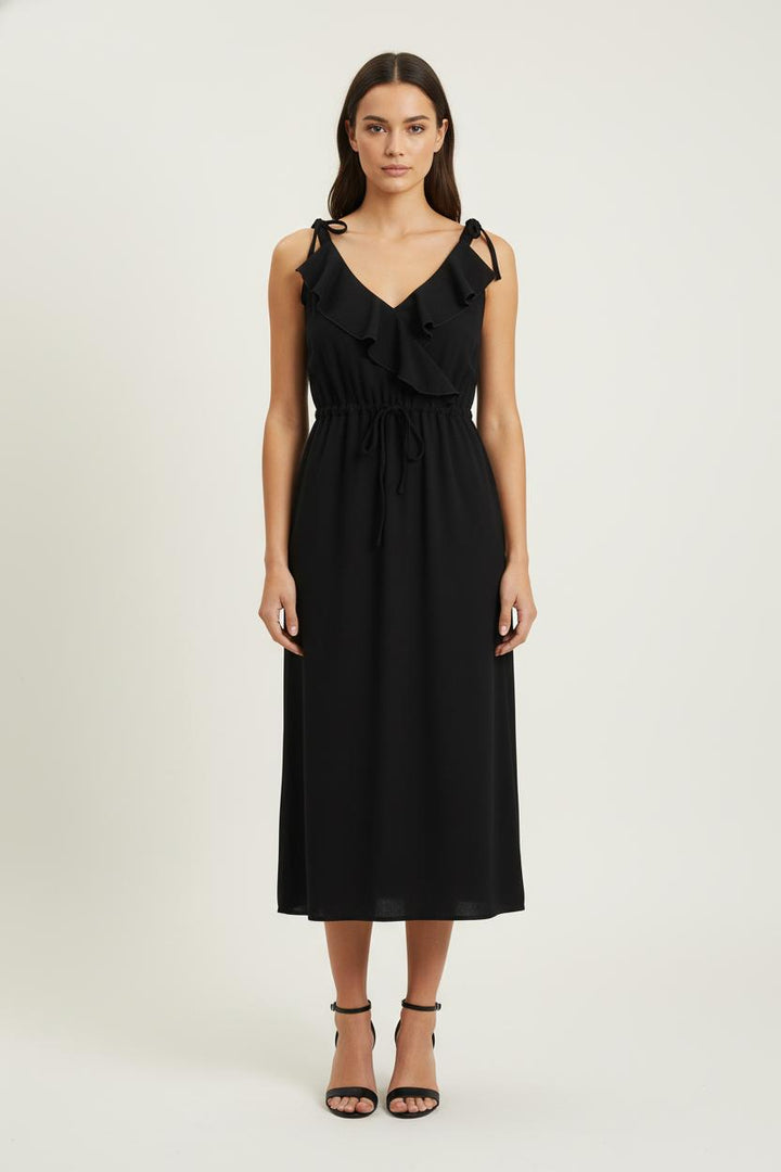 Robe Midi Noire - Taille S/36 de la marque Max Mara | PARAD57188 - Vendu par Paradigme - Image 1