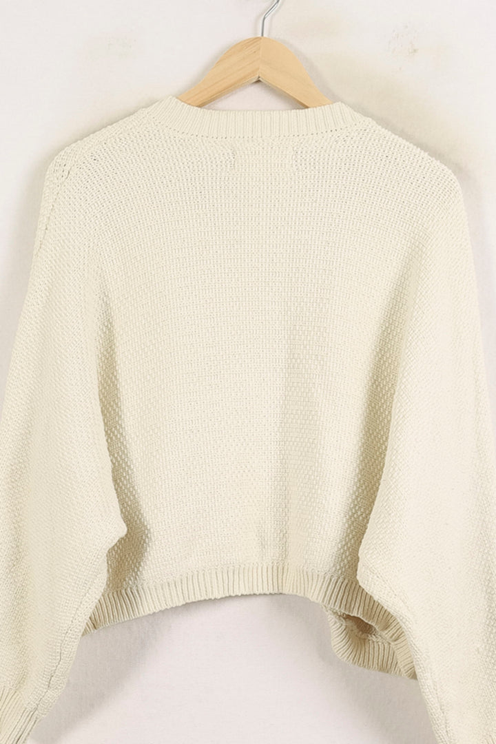 Cardigan Blanc - Taille M/38 de la marque ba&sh | PARAD57192 - Vendu par Paradigme - Image 4