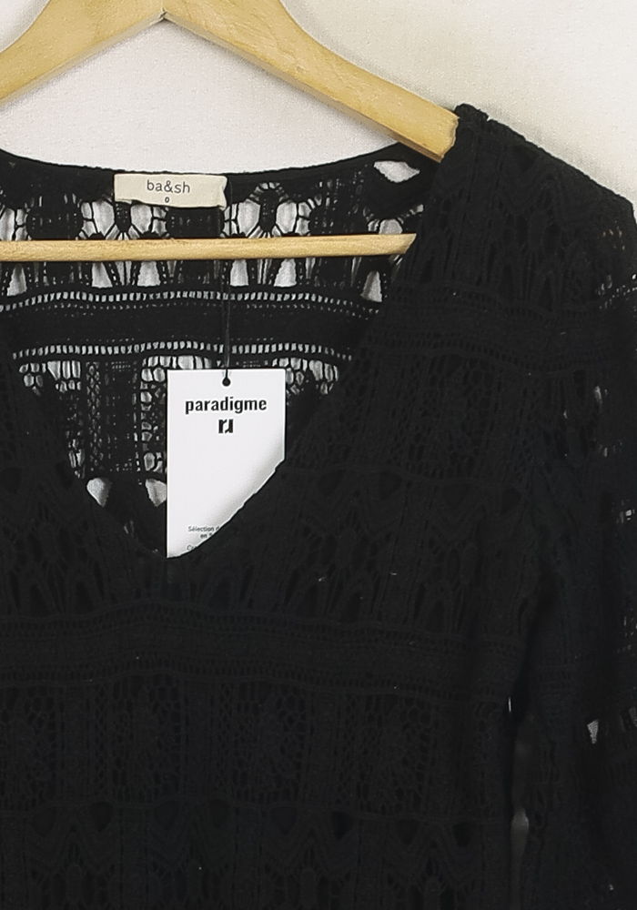 Robe Courte Noire - Taille XS/34 de la marque ba&sh | PARAD57194 - Vendu par Paradigme - Image 3