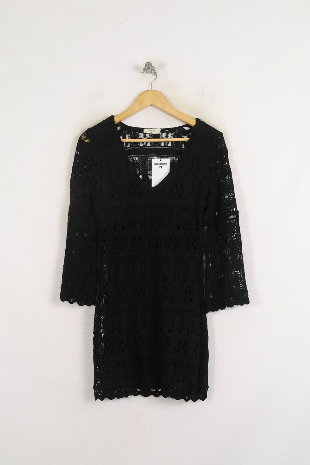 Robe Courte Noire - Taille XS/34 de la marque ba&sh | PARAD57194 - Vendu par Paradigme - Image 2
