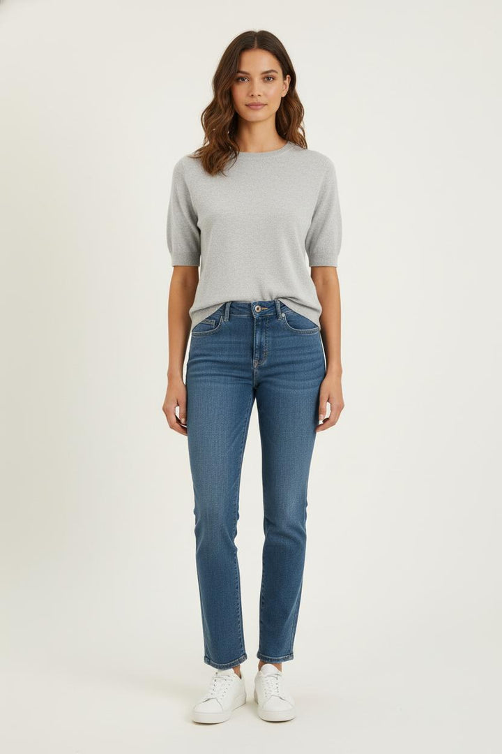 Jean Droit Bleu - Taille XS/34 de la marque Caroll | PARAD57198 - Vendu par Paradigme - Image 1