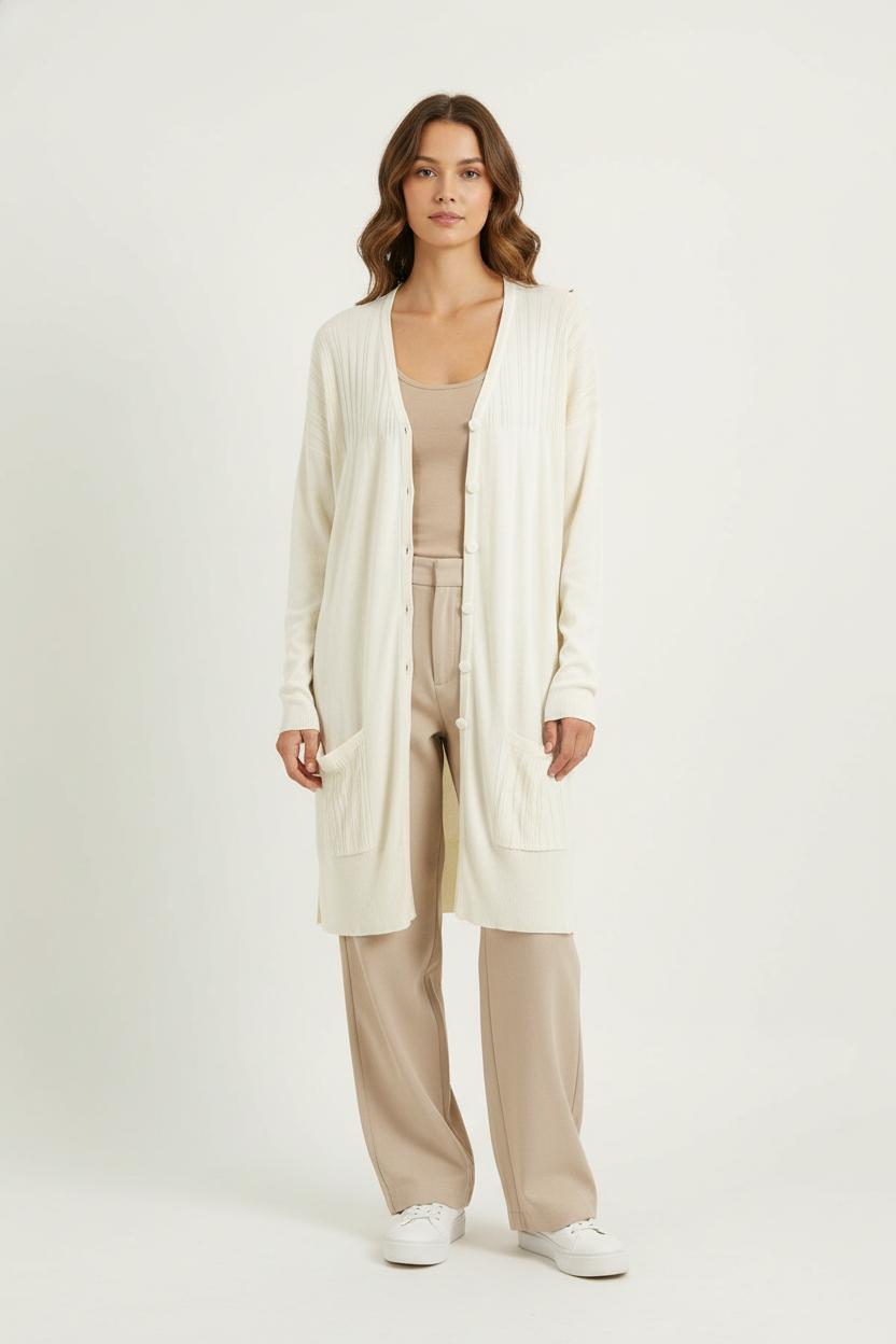 Cardigan Beige - Taille S/36 de la marque Rodier | PARAD57207 - Vendu par Paradigme - Image 1