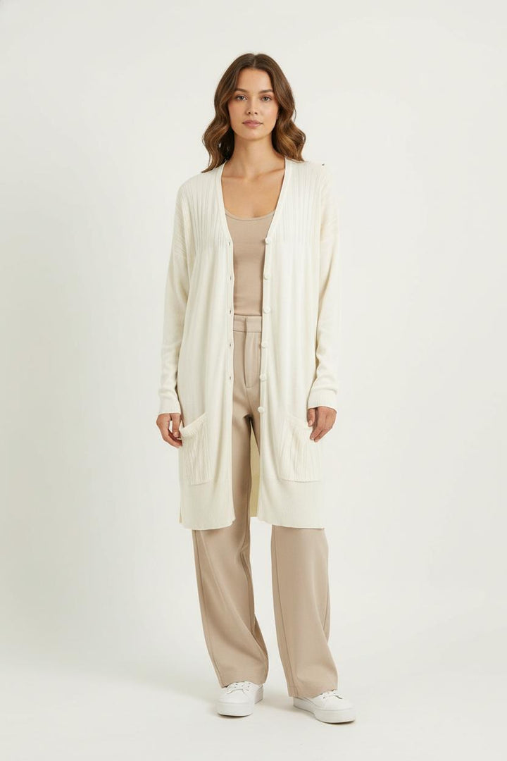 Cardigan Beige - Taille S/36 de la marque Rodier | PARAD57207 - Vendu par Paradigme - Image 1