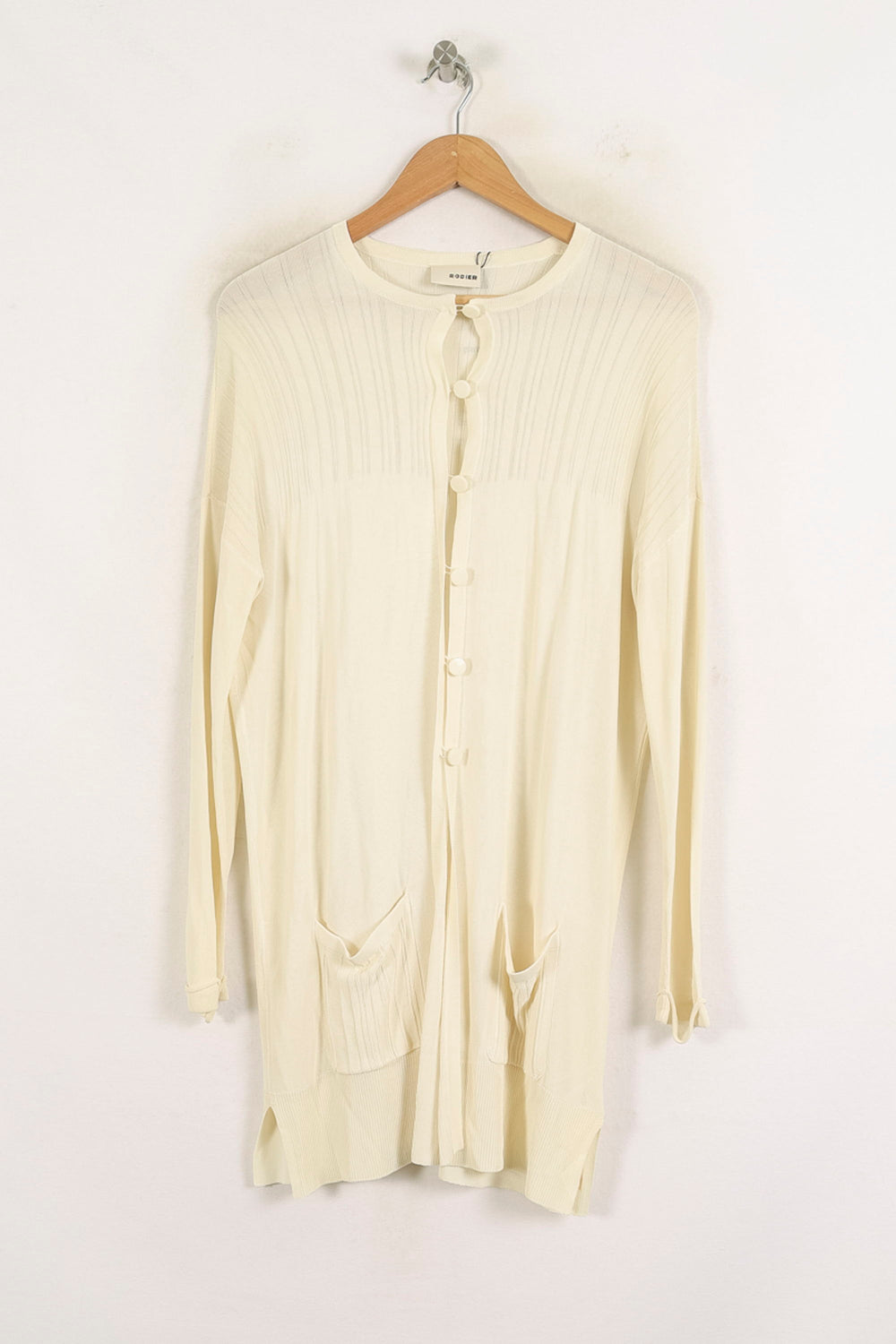 Cardigan Beige - Taille S/36 de la marque Rodier | PARAD57207 - Vendu par Paradigme - Image 2