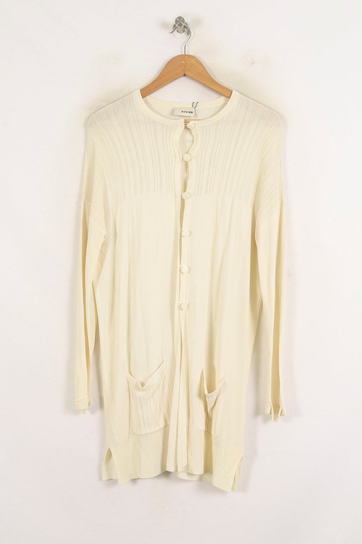 Cardigan Beige - Taille S/36 de la marque Rodier | PARAD57207 - Vendu par Paradigme - Image 2
