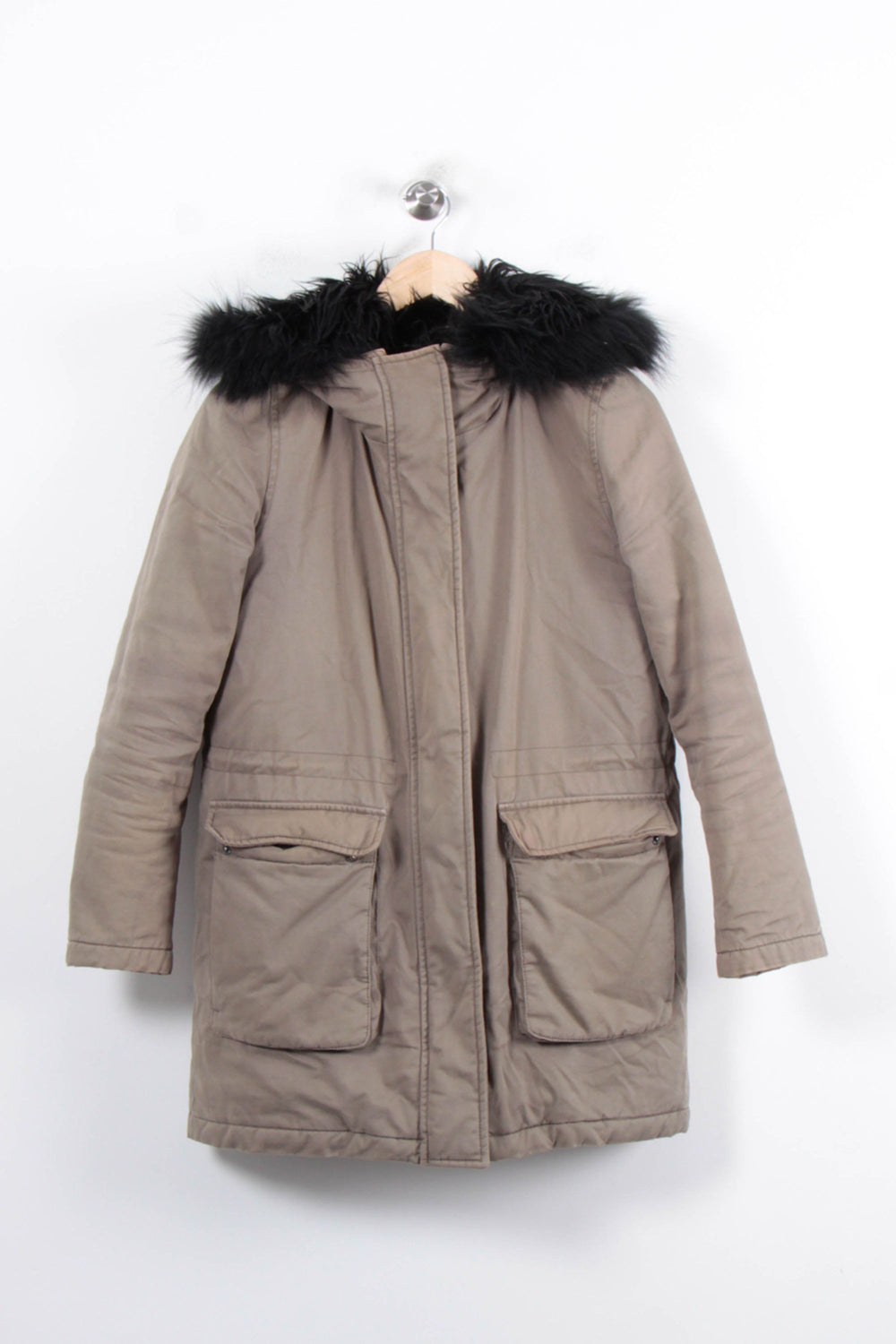 Parka Beige et Noir - Taille S/36 de la marque The Kooples | PARAD57208 - Vendu par Paradigme - Image 2