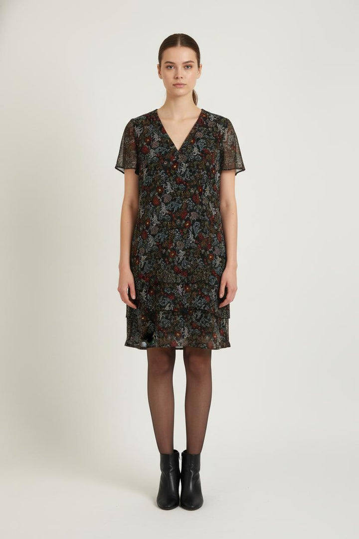 Robe Midi Multicolore - Taille XL/42 de la marque IKKS | PARAD57212 - Vendu par Paradigme - Image 1