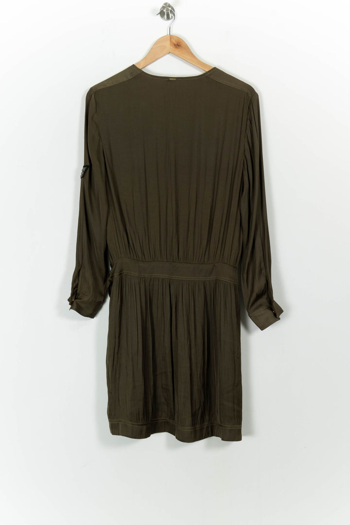 Robe Chemise Verte - Taille L/40 de la marque IKKS | PARAD57213 - Vendu par Paradigme - Image 4