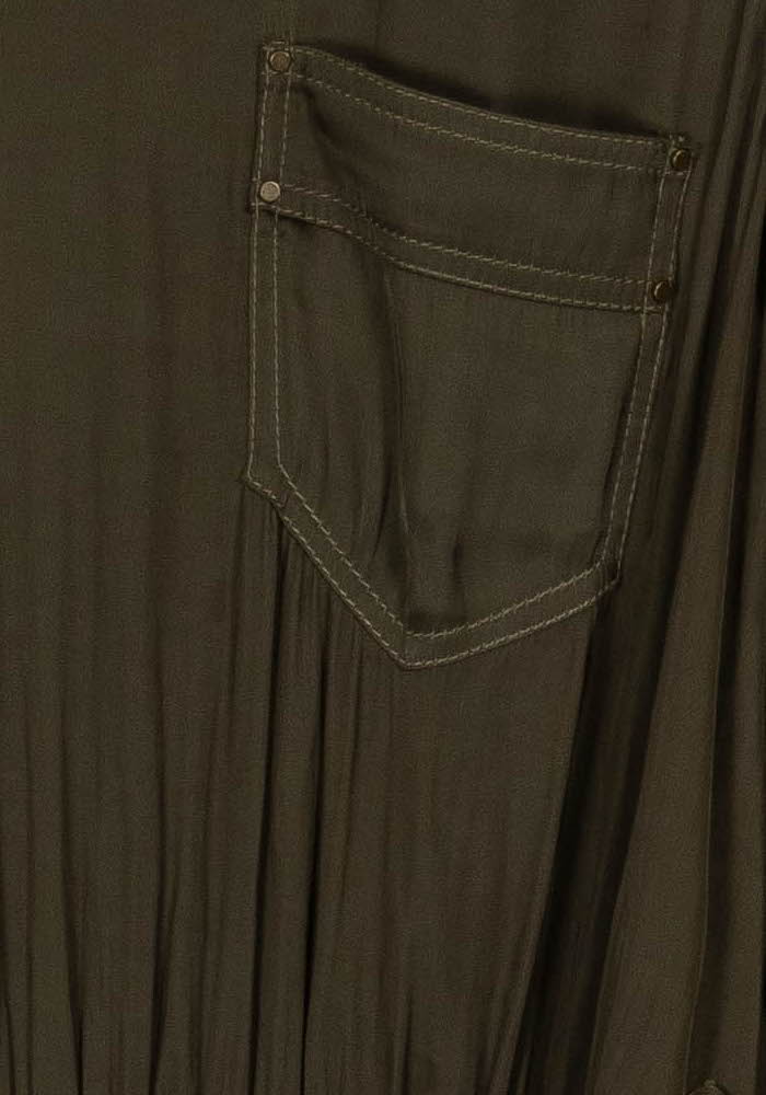 Robe Chemise Verte - Taille L/40 de la marque IKKS | PARAD57213 - Vendu par Paradigme - Image 3