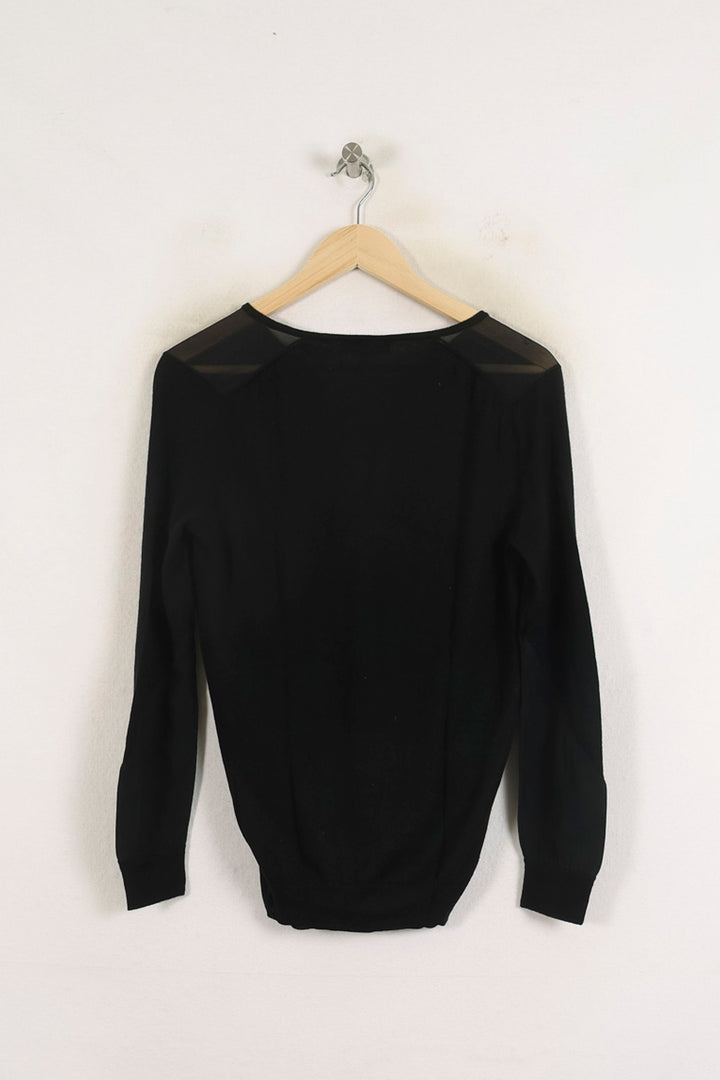 Pull Noir - Taille S/36 de la marque Sandro | PARAD57214 - Vendu par Paradigme - Image 4