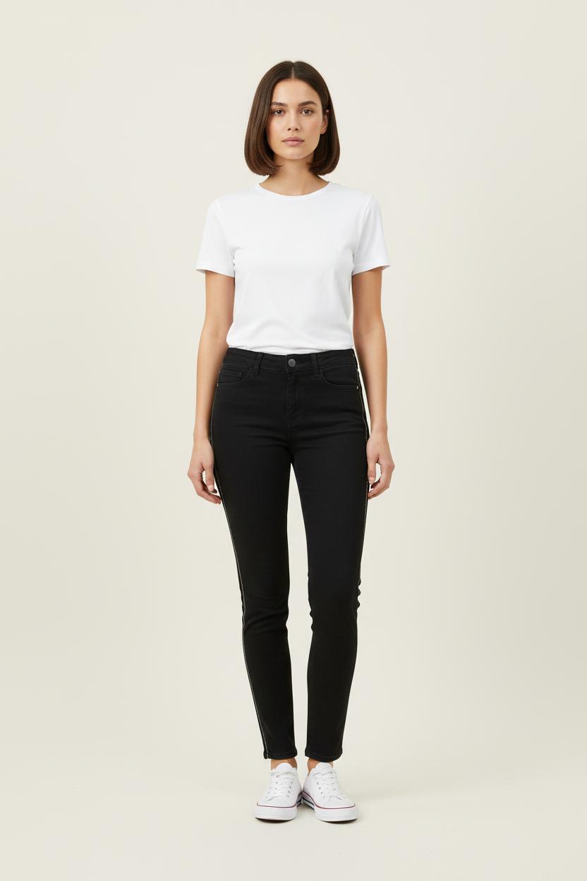 Jean Skinny Noir - Taille M/38 de la marque Comptoir des Cotonniers | PARAD57220 - Vendu par Paradigme - Image 1