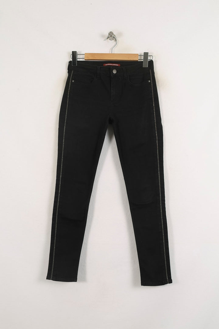 Jean Skinny Noir - Taille M/38 de la marque Comptoir des Cotonniers | PARAD57220 - Vendu par Paradigme - Image 2