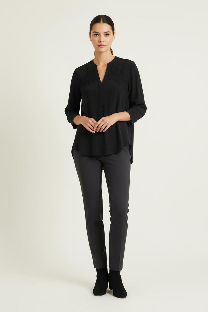 Blouse Noire - Taille S/36 de la marque Sandro | PARAD57226 - Vendu par Paradigme - Image 1
