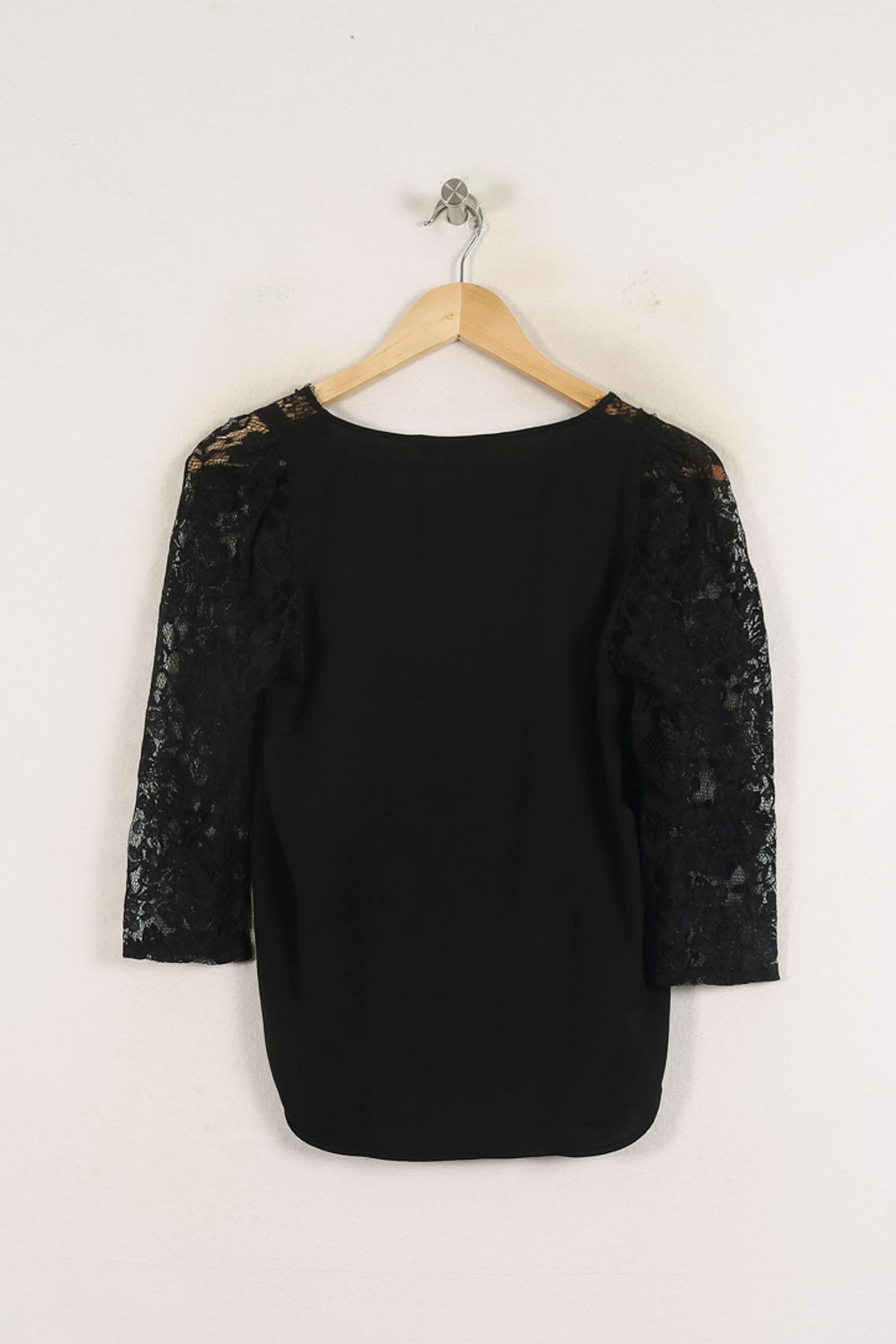 Blouse Noire - Taille S/36 de la marque Sandro | PARAD57227 - Vendu par Paradigme - Image 4