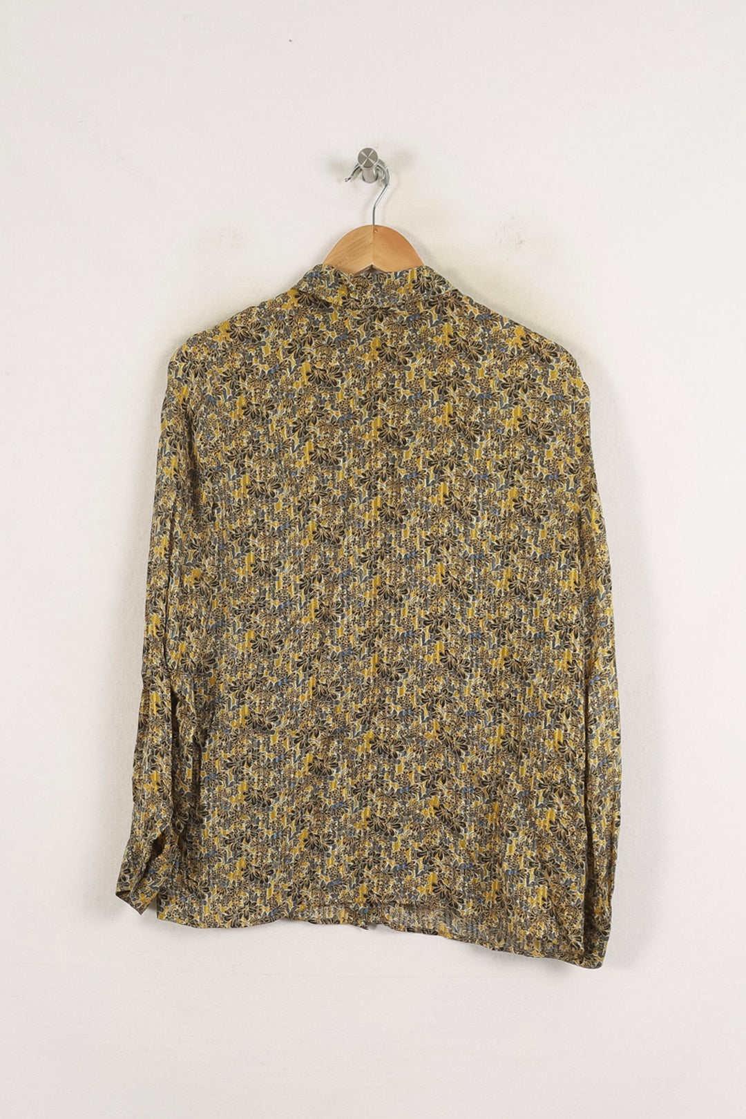 Chemise Fleurie Jaune et Noire - Taille L/40 de la marque Tara Jarmon | PARAD57235 - Vendu par Paradigme - Image 4