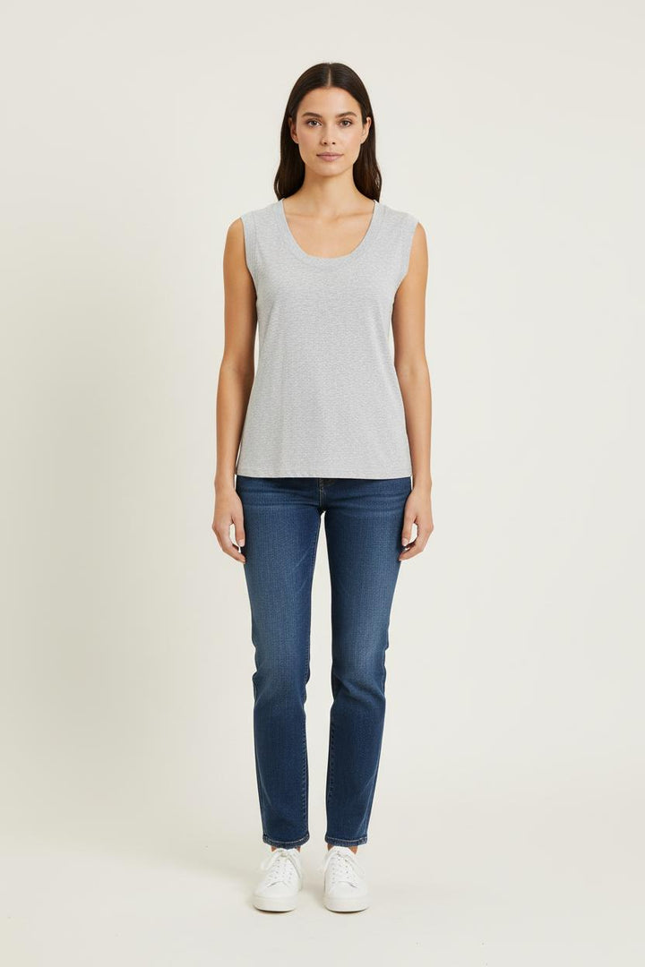 Débardeur Gris - Taille L/40 de la marque Claudie Pierlot | PARAD57236 - Vendu par Paradigme - Image 1