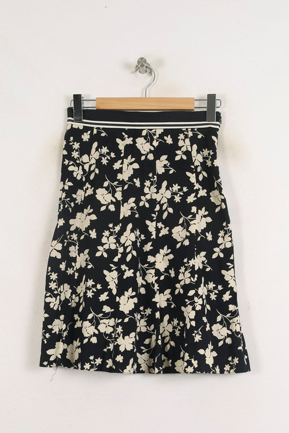 Jupe Évasée Noire et Blanche - Taille M/38 de la marque Caroll | PARAD57238 - Vendu par Paradigme - Image 2