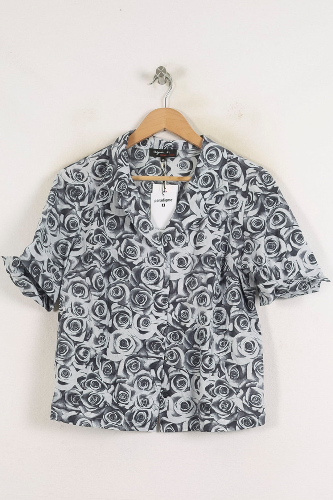 Chemisette Noire et Blanche - Taille XL/42 de la marque Agnès b. | PARAD57239 - Vendu par Paradigme - Image 2
