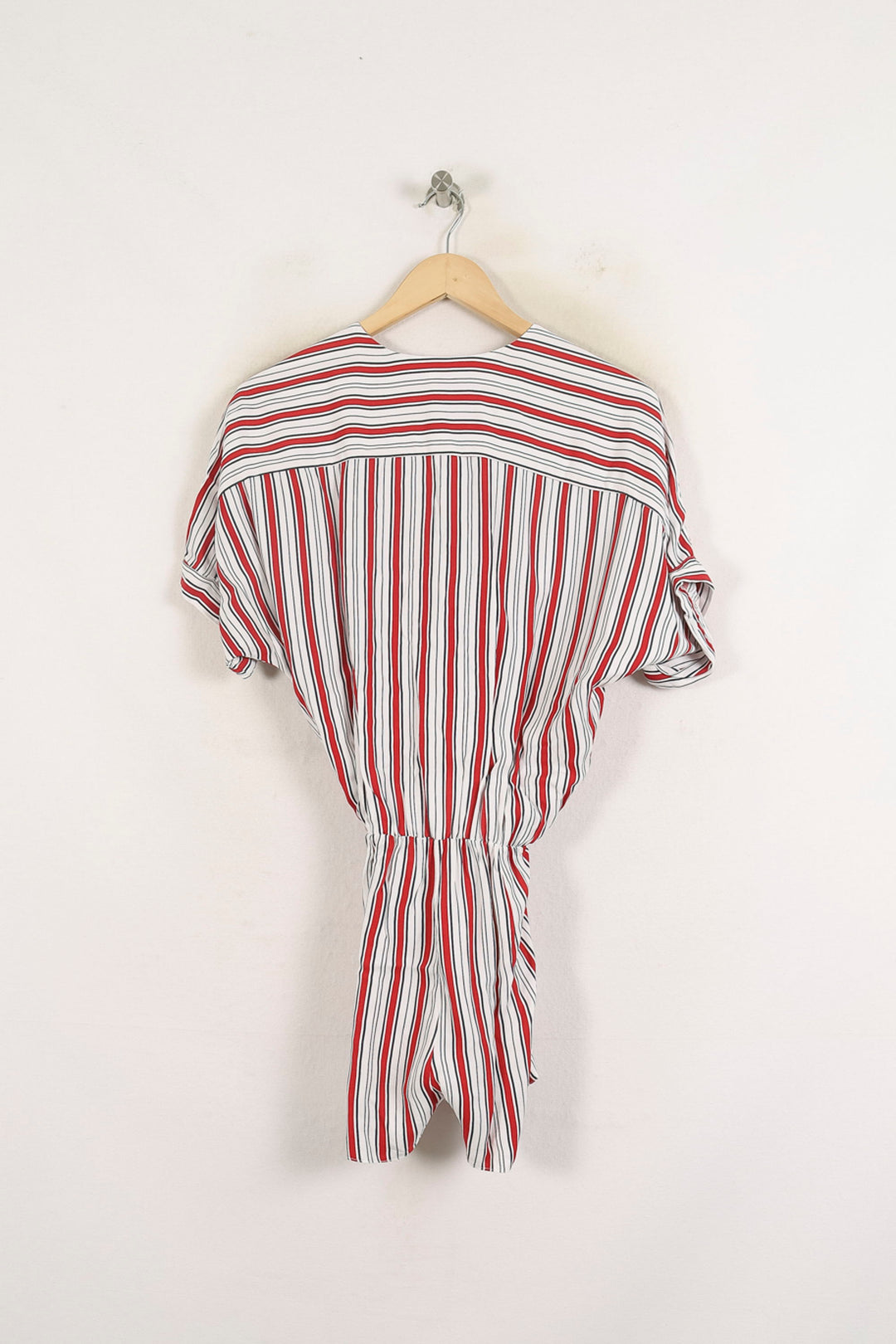 Combishort Rayé Blanc Rouge et Noir - Taille S/36 de la marque Maje | PARAD57244 - Vendu par Paradigme - Image 4