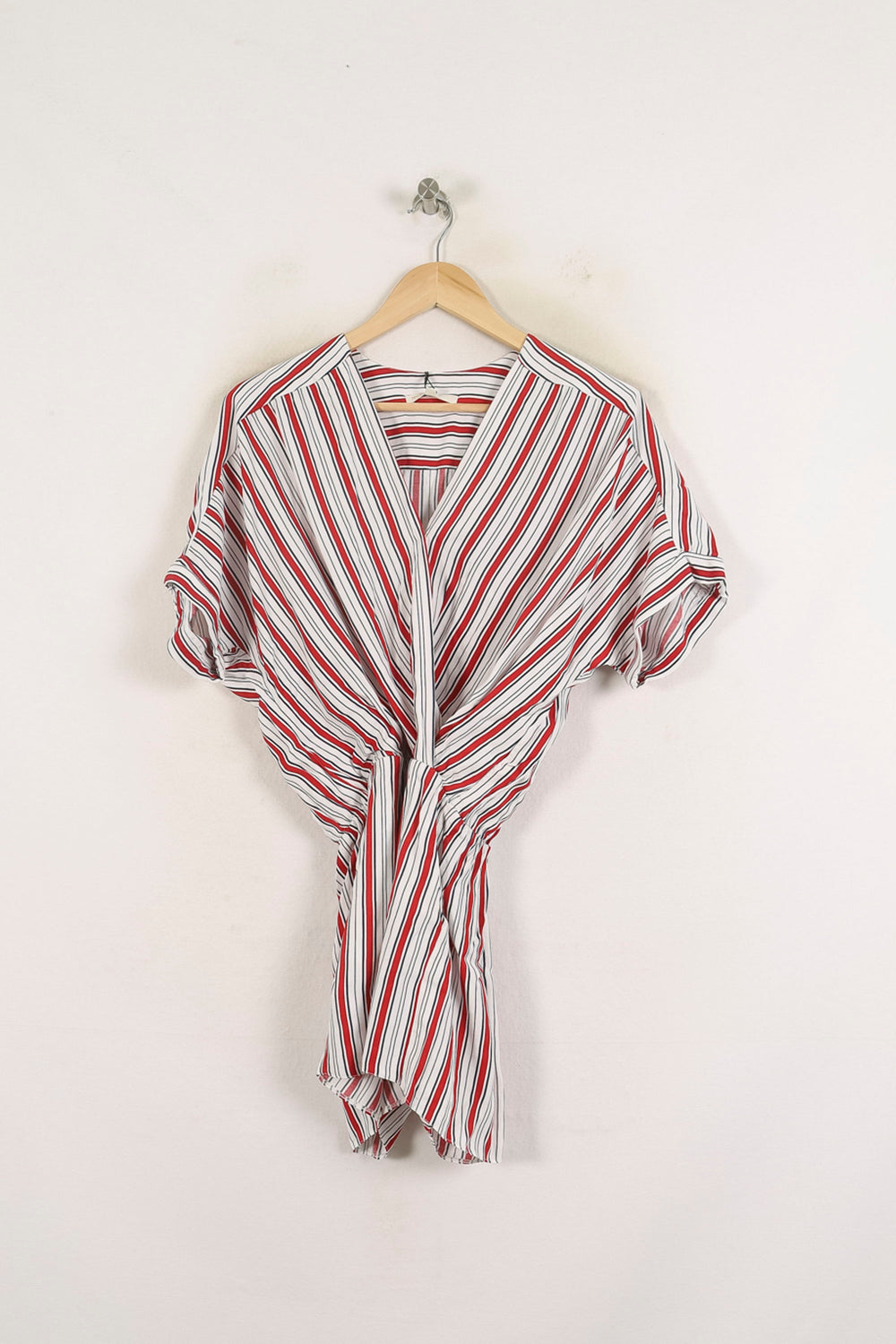 Combishort Rayé Blanc Rouge et Noir - Taille S/36 de la marque Maje | PARAD57244 - Vendu par Paradigme - Image 2