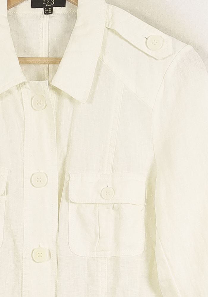 Veste Blanche - Taille XL/42 de la marque Maison 123 | PARAD57245 - Vendu par Paradigme - Image 3