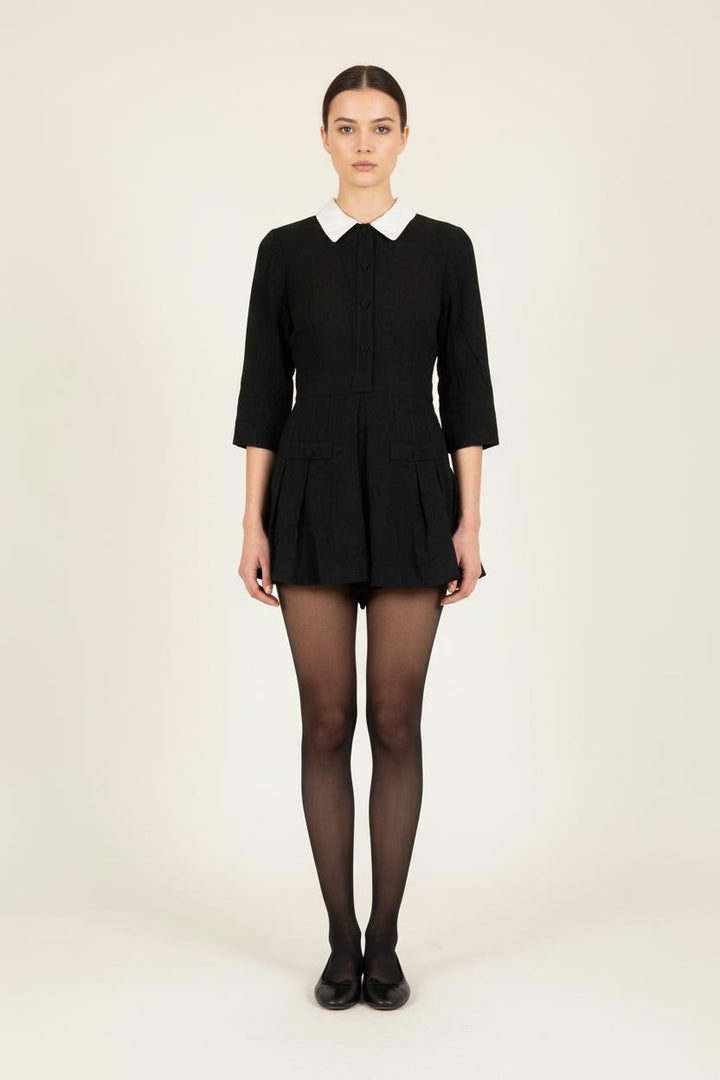 Combinaison Noire et Blanche - Taille M/38 de la marque Sandro | PARAD57277 - Vendu par Paradigme - Image 1