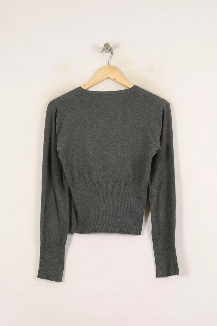 Cardigan Gris - Taille S/36 de la marque Agnès b. | PARAD57292 - Vendu par Paradigme - Image 4
