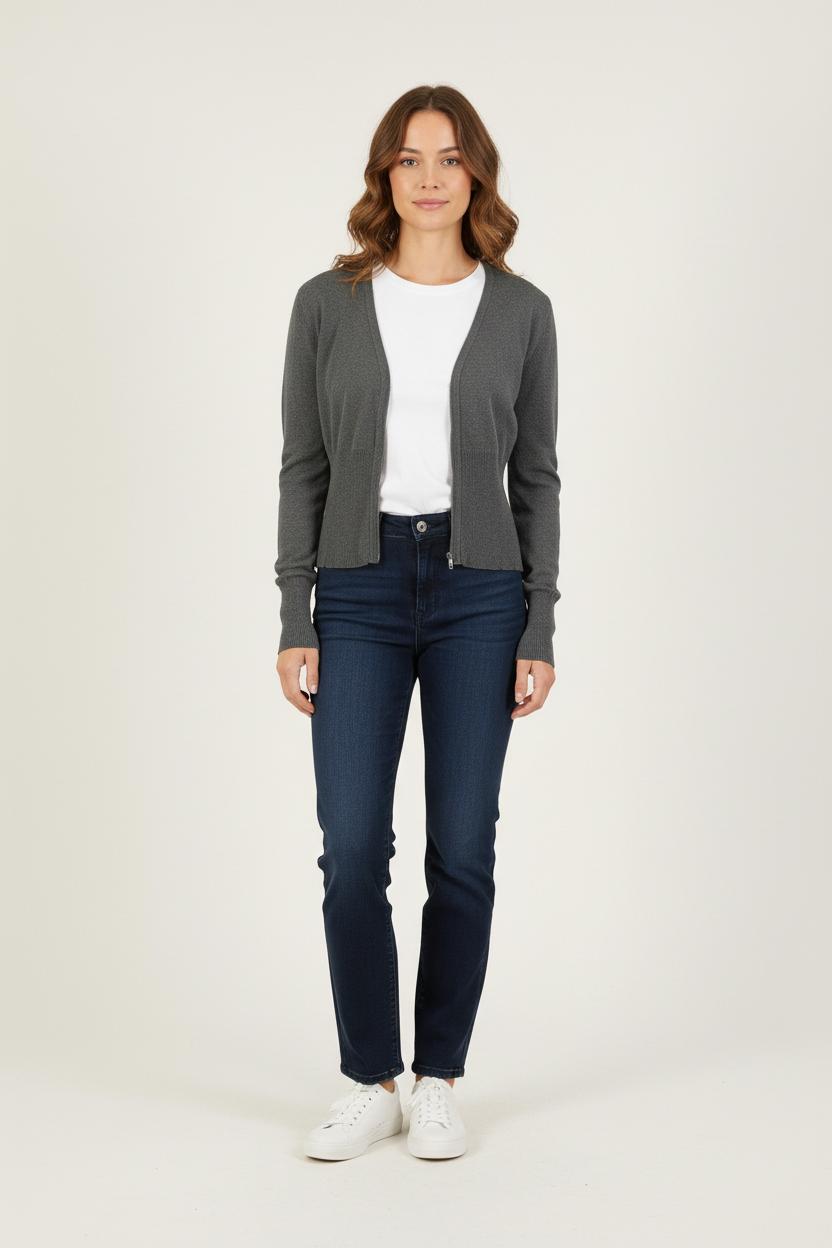 Cardigan Gris - Taille S/36 de la marque Agnès b. | PARAD57292 - Vendu par Paradigme - Image 1